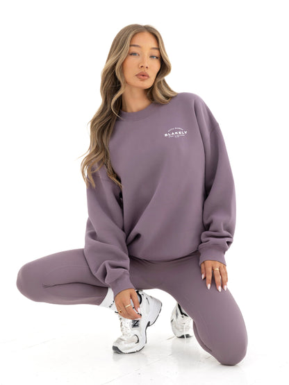 Active Studios Oversized Jumper - Grape