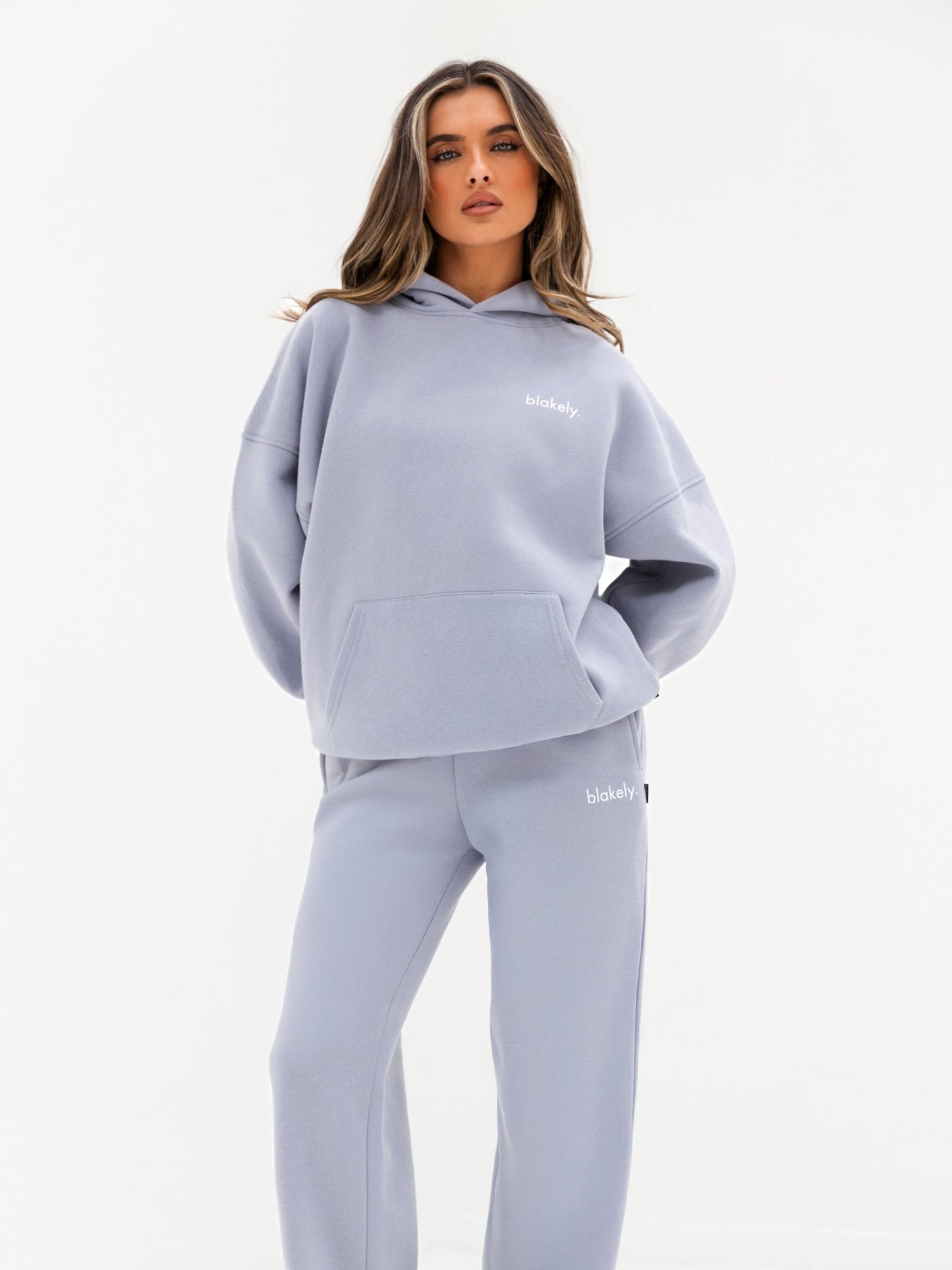 Lexi Wide Leg Sweatpants - Pale Lilac