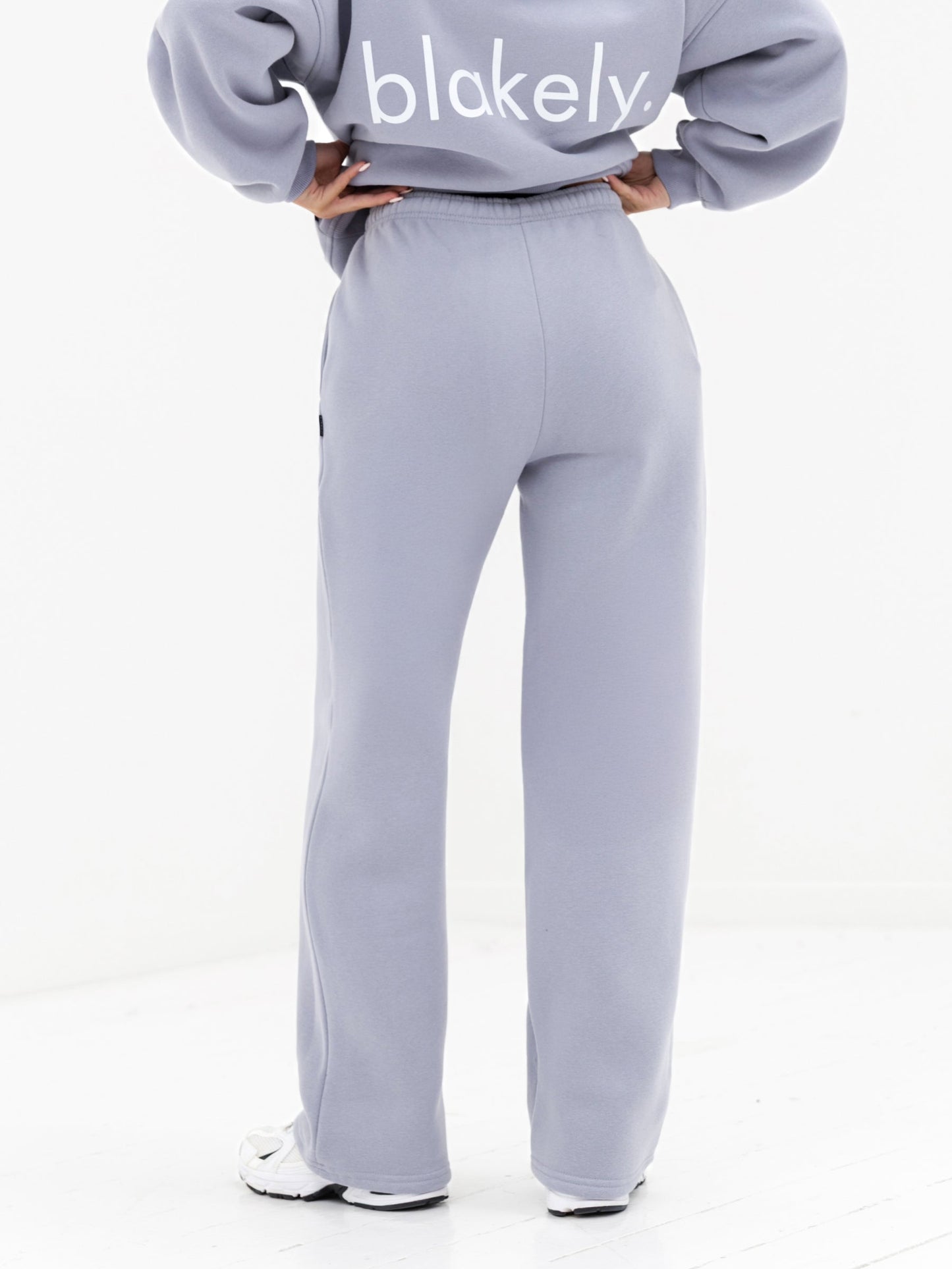 Lexi Wide Leg Sweatpants - Pale Lilac