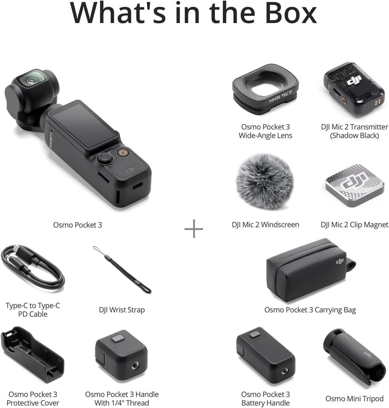 DJI Osmo Pocket 3 Creator Combo 4K120fps Ultra HD Vlog Camera with DJI Mic 2